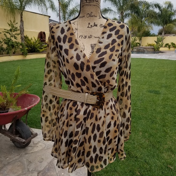 Other - Leopard Romper Shorts
